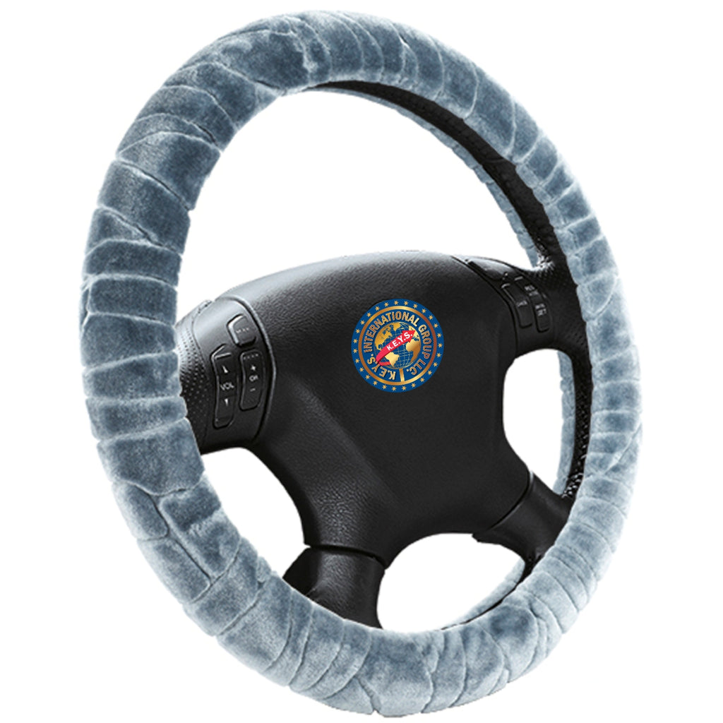 Steering Wheel Cover - GREY - KEYSL1178