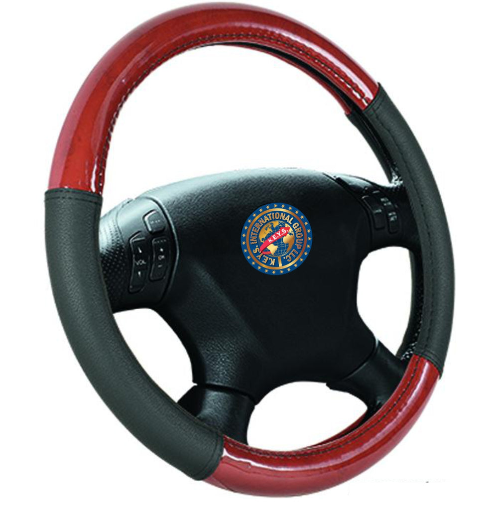Steering Wheel Cover - WOODGRAIN - KEYSL2022