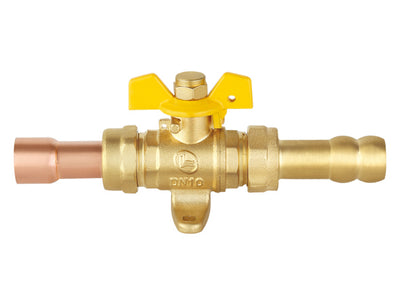 Ball valve for gas, T handle LL1023