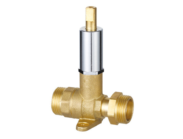 Built-in ball valve for gas, male/male LL1251